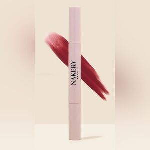 Nakery Beauty Dual-Ended Lipstick Crayon — Rose Pink